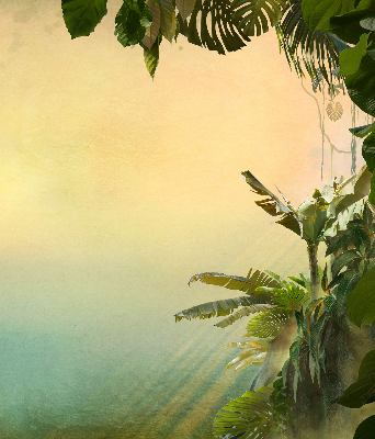 Store intérieur Cadre végétal