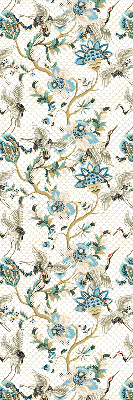 Store intérieur Fleurs et oiseaux