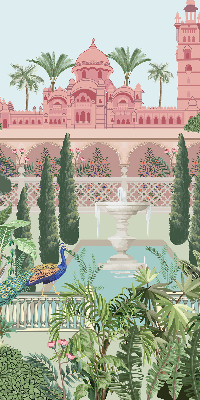 Store intérieur Palais avec jardin