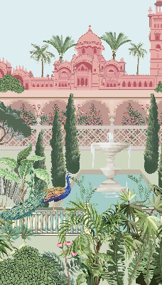 Store intérieur Palais avec jardin