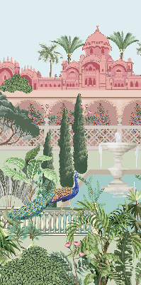Store intérieur Palais avec jardin