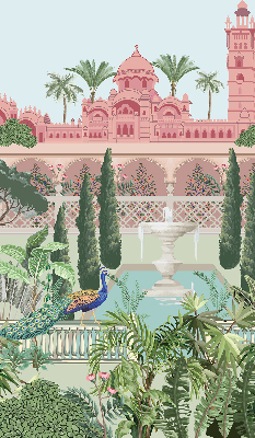 Store intérieur Palais avec jardin