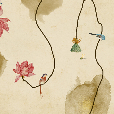 Store enrouleur Fleurs