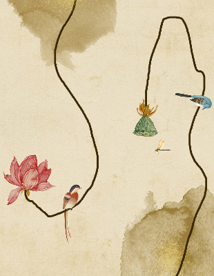 Store enrouleur Fleurs