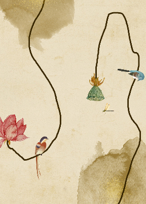 Store enrouleur Fleurs