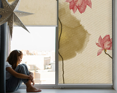 Store enrouleur Fleurs