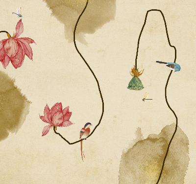 Store enrouleur Fleurs