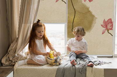 Store enrouleur Fleurs