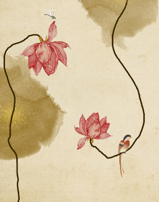 Store enrouleur Fleurs