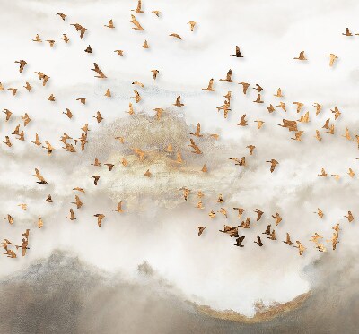 Store intérieur Une volée d'oiseaux