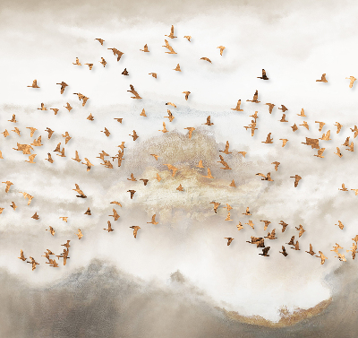 Store intérieur Une volée d'oiseaux