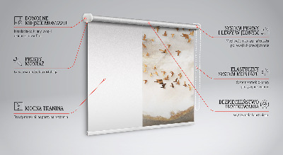 Store intérieur Une volée d'oiseaux