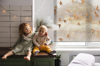 Store intérieur Une volée d'oiseaux