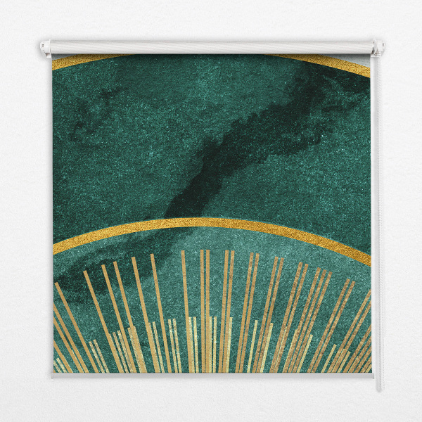 Store enrouleur Un demi-cercle dans un demi-cercle