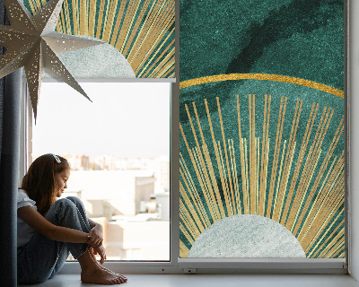 Store enrouleur Un demi-cercle dans un demi-cercle