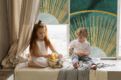 Store enrouleur Un demi-cercle dans un demi-cercle