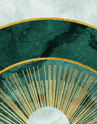 Store enrouleur Un demi-cercle dans un demi-cercle