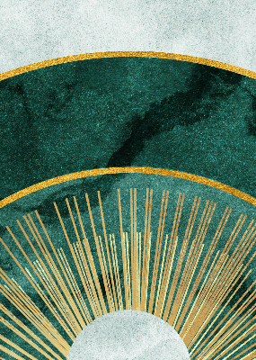 Store enrouleur Un demi-cercle dans un demi-cercle