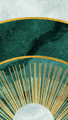 Store enrouleur Un demi-cercle dans un demi-cercle