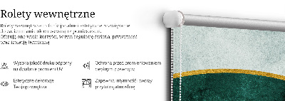 Store enrouleur Un demi-cercle dans un demi-cercle