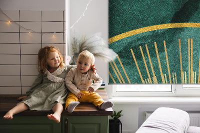 Store enrouleur Un demi-cercle dans un demi-cercle