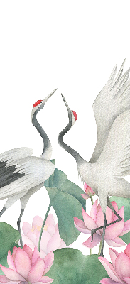 Store intérieur Grues dans les lys