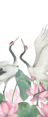 Store intérieur Grues dans les lys