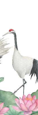 Store intérieur Grues dans les lys