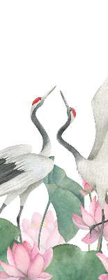 Store intérieur Grues dans les lys