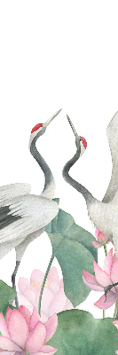 Store intérieur Grues dans les lys