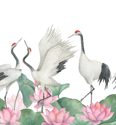 Store intérieur Grues dans les lys