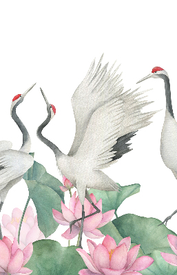 Store intérieur Grues dans les lys