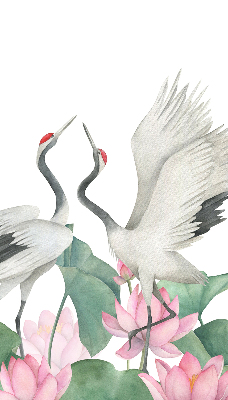 Store intérieur Grues dans les lys