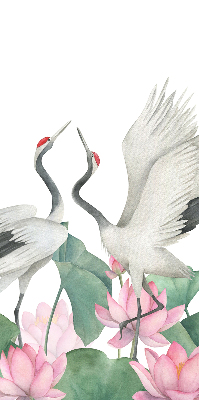 Store intérieur Grues dans les lys