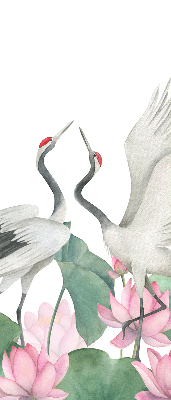 Store intérieur Grues dans les lys