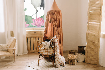 Store intérieur Grues dans les lys