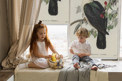 Store enrouleur Oiseaux sur une branche