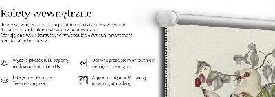 Store enrouleur Oiseaux sur une branche