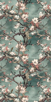 Store intérieur Fleurs sur l'arbre