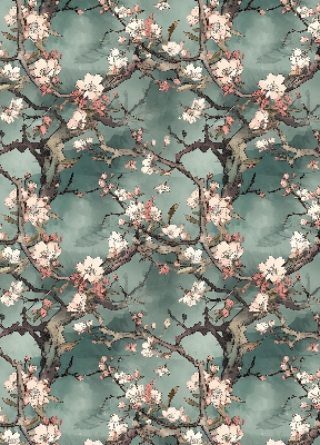 Store intérieur Fleurs sur l'arbre