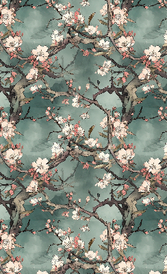 Store intérieur Fleurs sur l'arbre