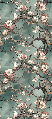 Store intérieur Fleurs sur l'arbre