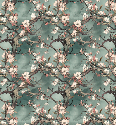 Store intérieur Fleurs sur l'arbre