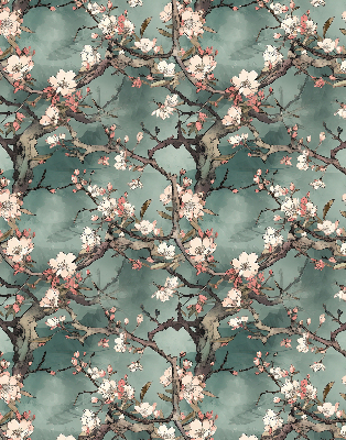 Store intérieur Fleurs sur l'arbre