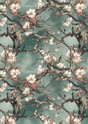 Store intérieur Fleurs sur l'arbre