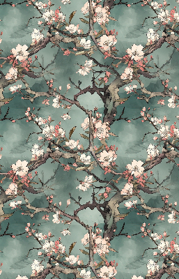 Store intérieur Fleurs sur l'arbre