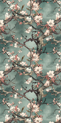 Store intérieur Fleurs sur l'arbre