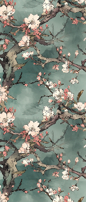 Store intérieur Fleurs sur l'arbre