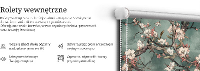 Store intérieur Fleurs sur l'arbre