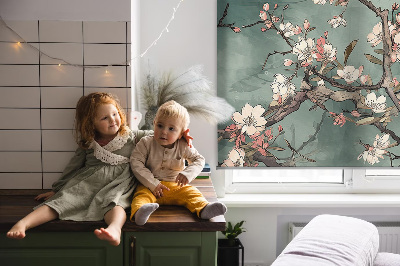 Store intérieur Fleurs sur l'arbre